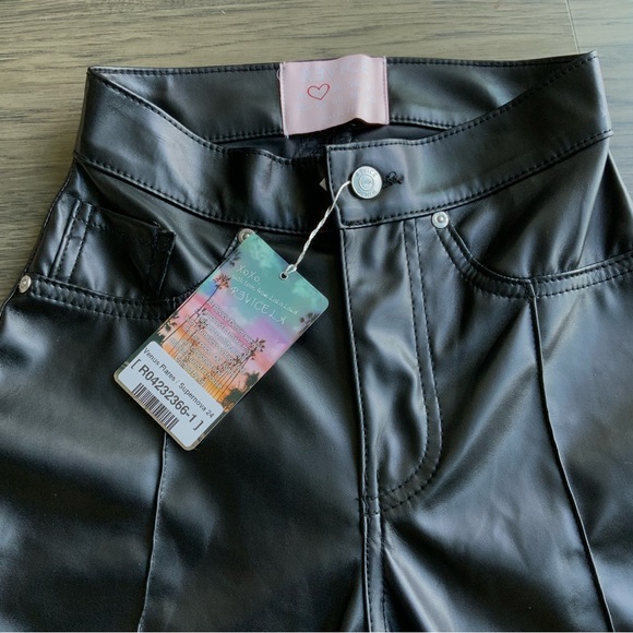 Revice Venus leather flare pant NWOT. - Picture 6 of 6